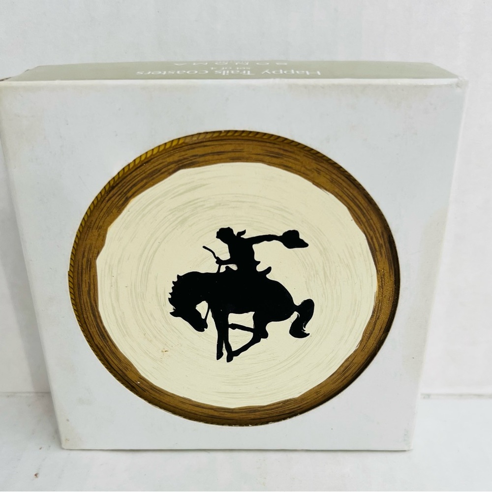 Western Cowboy Coaster Set